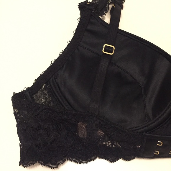 Stella McCartney Black Silk & Lace Bra 34B - Picture 5 of 8